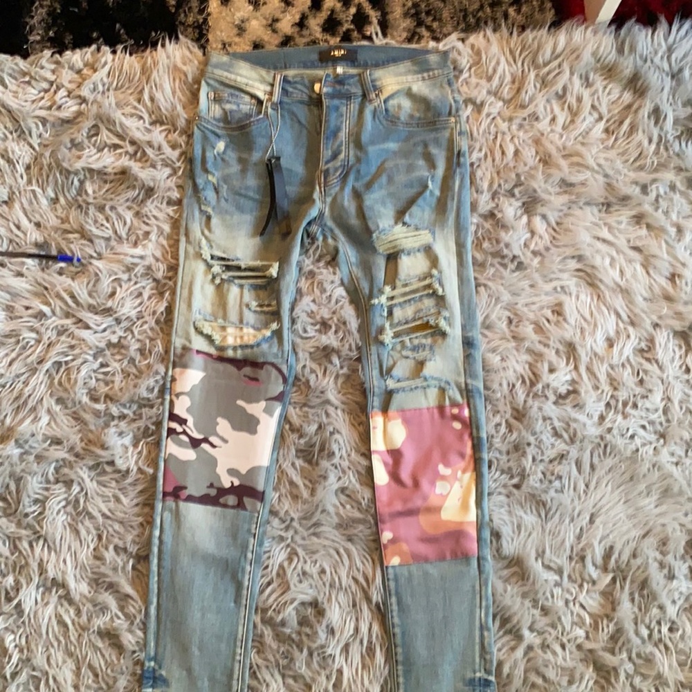 Amiri playboy patch jeans